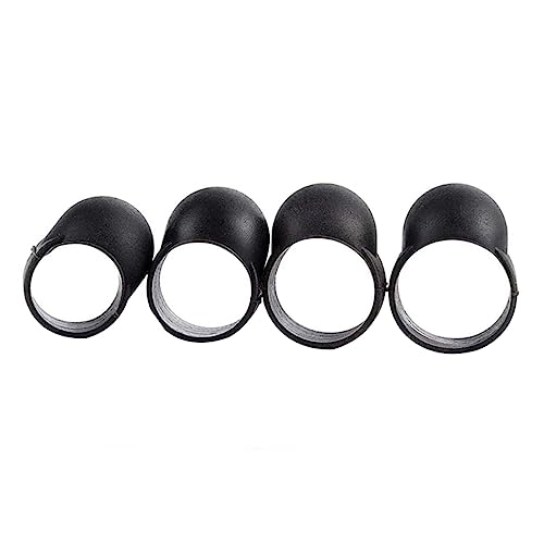 Toddmomy 4Pcs Finger Sleeves for Steel Tongue Drum Comfortable Drum Accessories Durable Finger Protectors for Percussion Instrument Practice and Performance