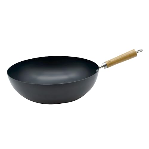 Wok de acero al carbono 12.5 pulg Starfrit miniatura 1