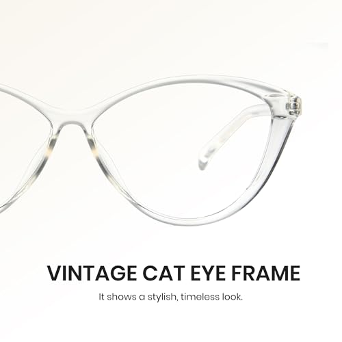 Image of Cyxus Cat Eye Blue Light Glasses for Women Reduce Eye Strain 8246 | UV Protection, Eye Protection, Ideal for Office Work or Daily Wear