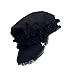 Japanese Women Double Layers Lace Beret Cap Fashion Girls Gothic Punk Cross Pendant Octagonal Hat Street Photography Hat Black