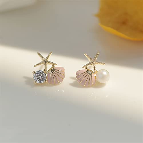 Boucles d'oreilles étoile de mer légères pour oreilles sensibles