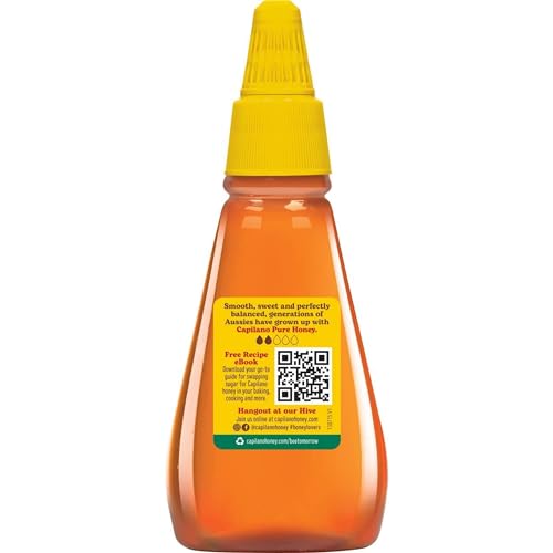 Miel pura australiana Capilano 375g botella exprimible miniatura 2
