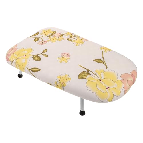 EXAOMBLE Tabla de Planchar Portátil de Sobremesa Almohadilla Transpirable y Estructura Plegable, para Uso en Espacios Pequeños y Actividades Domésticas