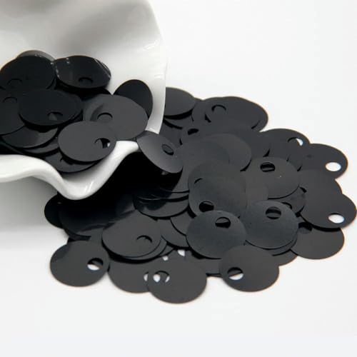 VICIYOO AB Transparente Pailletten 20mm Große runde lose Paillette mit großem Loch PVC FlatPaillettes Hochzeitsdeko Bastelkleidung Accessoire 10g VICIYOO AB Transparente Pailletten 20mm Große runde lose Paillette mit großem Loch PVC FlatPaillettes Hochzeitsdeko Bastelkleidung Accessoire 10g