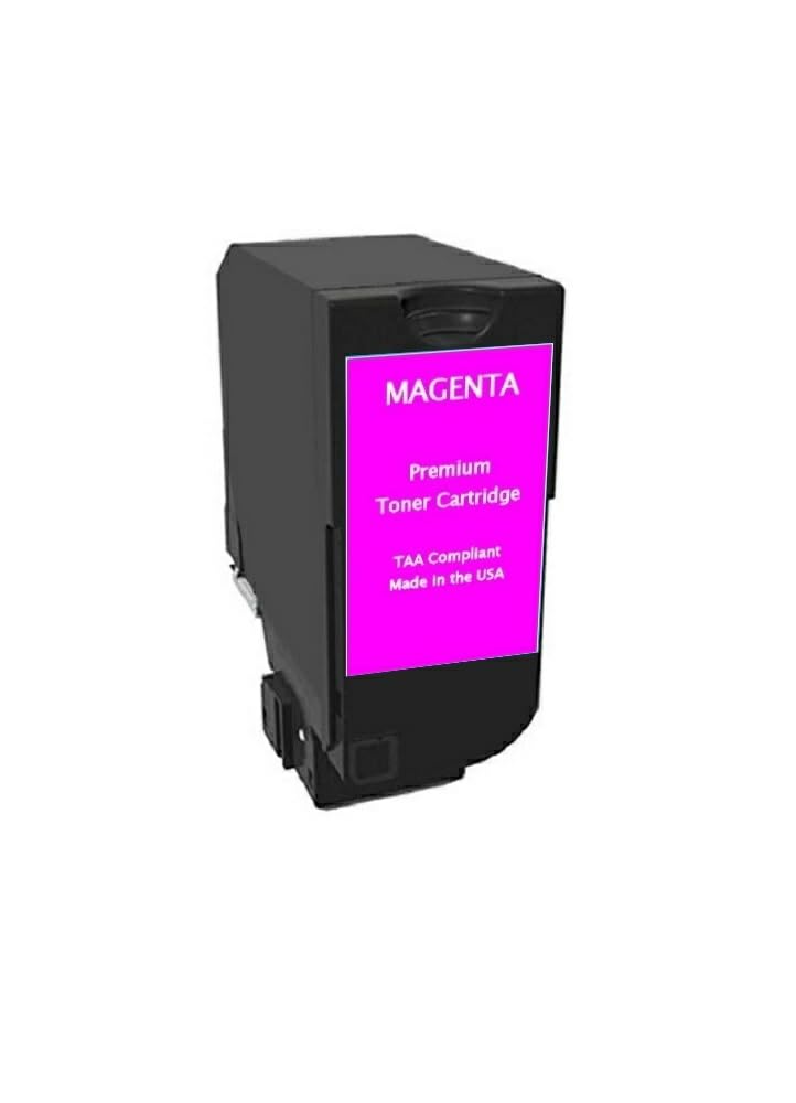 Pegasus Remanufactured Replacement for Lexmark CS720 CS725 CX725 7K Magenta Toner 74C0S30 74C1SM0