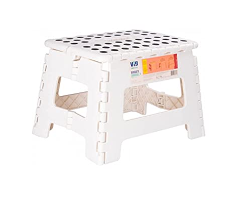 Banqueta Plástico Dobrável, Tamanho Pequeno, Linha Vig, Ordene.