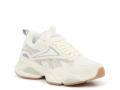 Reebok Charge Run Athletic Running Shoes for Women - Natural/Natural/Light Purple 11 Medium