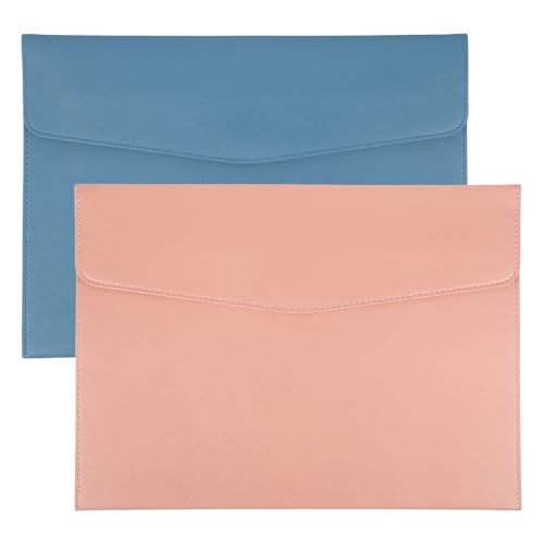 Chemise portefeuille texture Napa en cuir PU format A4 au fini premium pour cadres et créatifs