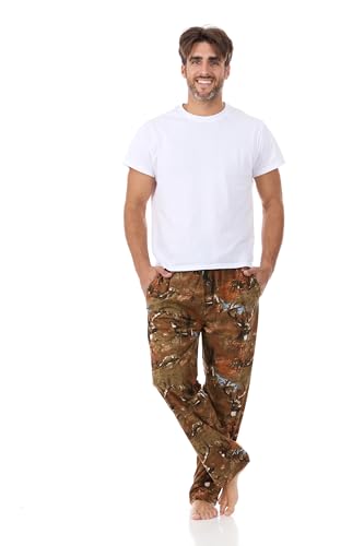 North 15 Mens Camouflage Super Soft Micro Fleece Lounge Pants2
