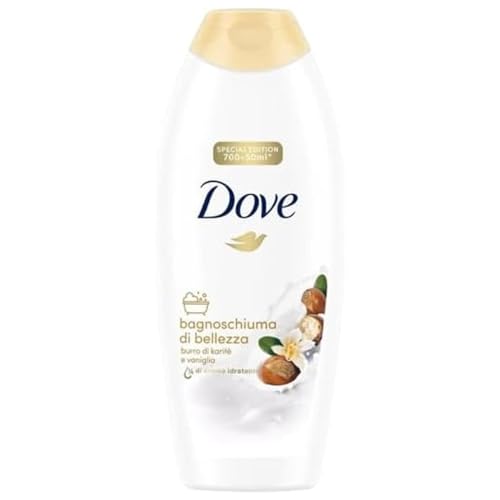 DOVE VAINILLA Y KARITE GEL DE BAÑO 750ML