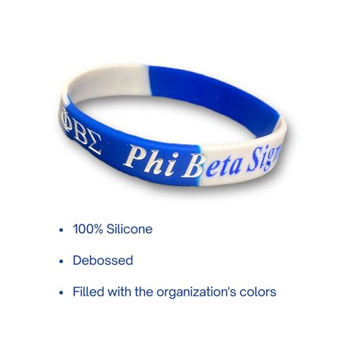 Phi Beta Sigma Silicone Bracelet, Regular2
