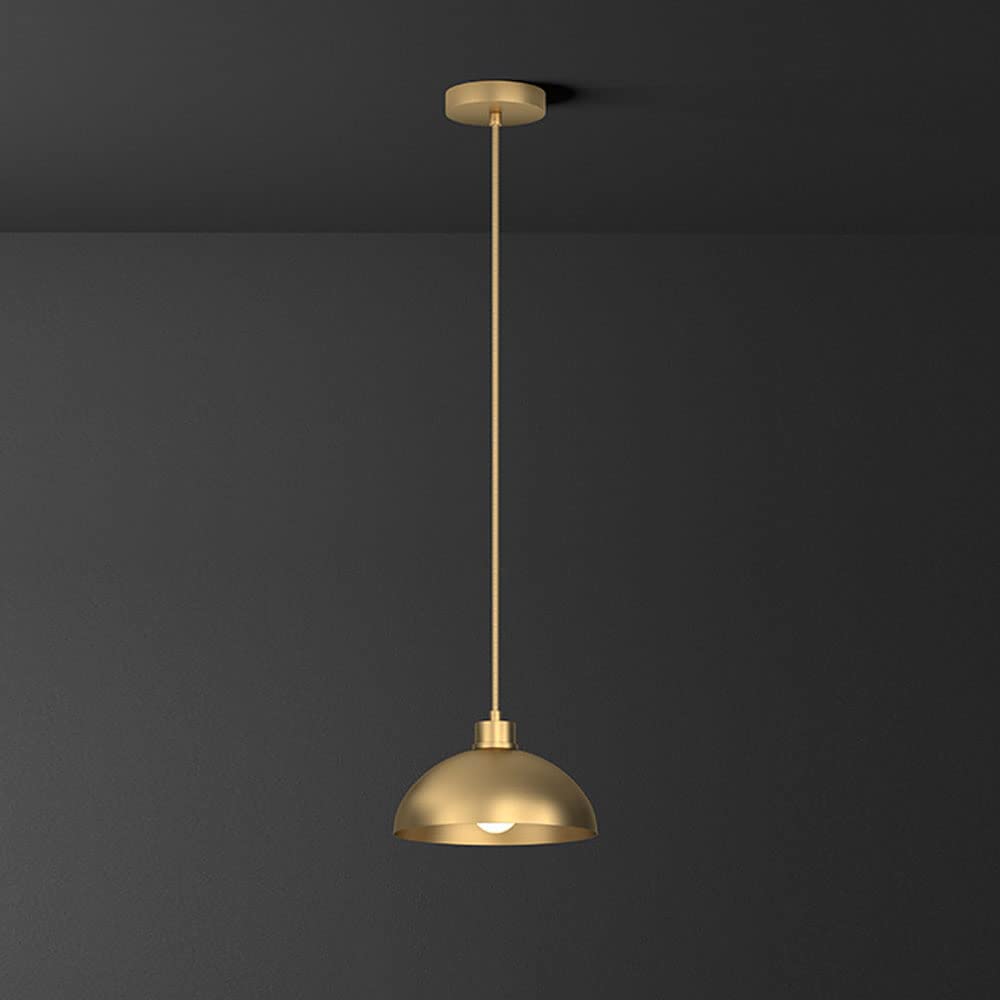 Lustre suspendu moderne en laiton pour éclairer le lit