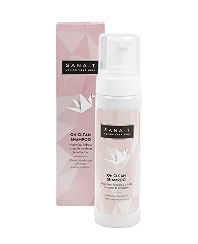 SANA-T ON CLEAN SHAMPOO 200ml. Hidrata y ayuda a calmar la irritación del cuero cabelludo en tratamientos oncológicos. Sin parabenos, alérgenos ni siliconas.