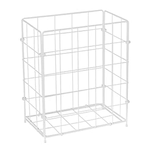 Mywire LECH Wäschekorb Metall Verkehrsweiss 20 Liter