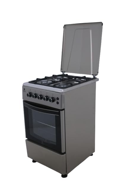 Gasline Gas Standherd 50cm SHGG5060AZU 4 flammig Gasbackofen mit Thermostat Grill Umluft Propangas/Erdgas