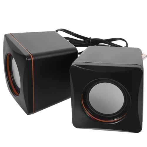 GALPADA Mini Speaker Usb Powered Small Wired Desktop Speakers Compact Portable Audio for Laptop Pc Home Office