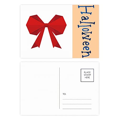 Cartes postales d'Halloween avec nœud de Noël lot de 20 pour rompre la monotonie des vœux classiques