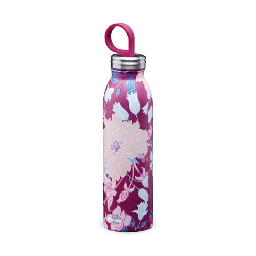 Aladdin Chilled Style Botellas Termicas Agua Acero Inoxidable 0.55L Dahlia Berry – Botella Agua Se Mantiene Fría 9 Horas - Botella Termica Libre de BPA - Apta Para Lavavajillas