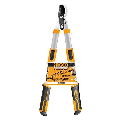 Ingco Hlts7608 Troncarami Telescopico Professionale Da 650 A 850 Mm Cesoia Potatura Rami
