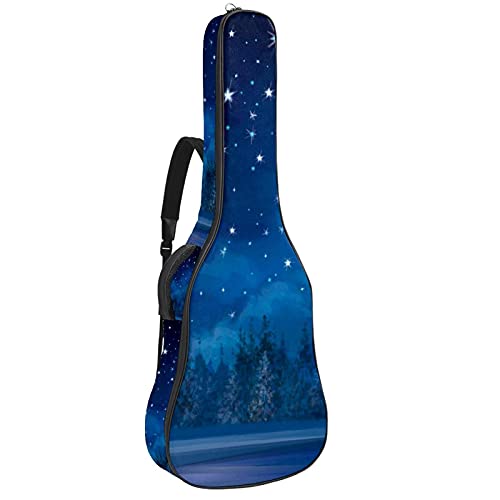 Housse pour guitare avec bretelles – Étui rembourré étanche, housse de guitare acoustique et classique , Scène de ciel… - Les Beatles, Paul McCartney, John Lennon, RIngo Starr, George Harrison Housse pour guitare avec bretelles - Étui rembourré étanche, housse de guitare acoustique et classique , Scène de ciel…