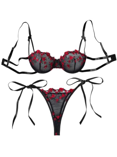 Image of Lilosy Sexy Lingerie Set 2 Piece Women Bra and Panty