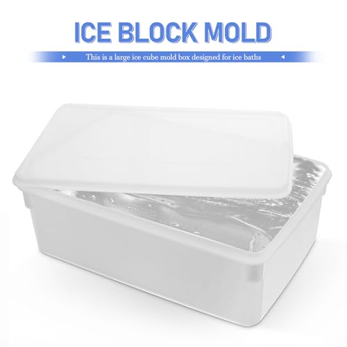 Molde grande para cubitos de hielo de plástico portátil miniatura 4