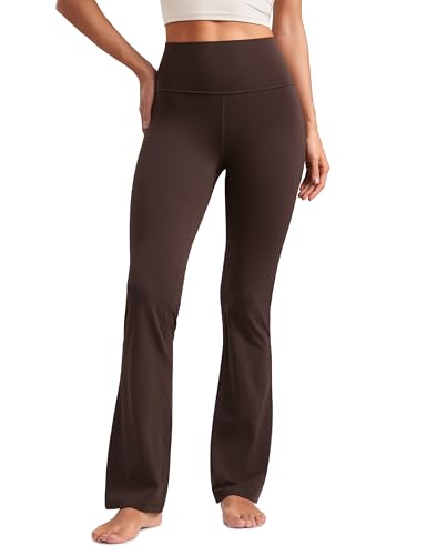 Image of CRZ YOGA Butterluxe Flare Leggings 29"/30.5"/32"/33.5" - High Waist Bootcut Wide Leg Lounge Womens Yoga Pants with Pocket