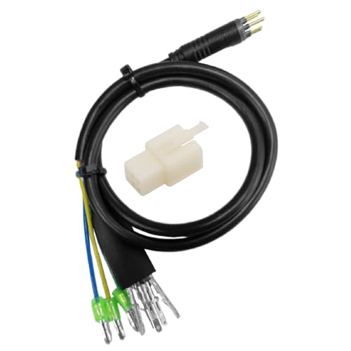 Aynaxcol Conector de cabo Ebike 9 pinos 60 cm macho cabo de motor adaptador de motor de bicicleta el