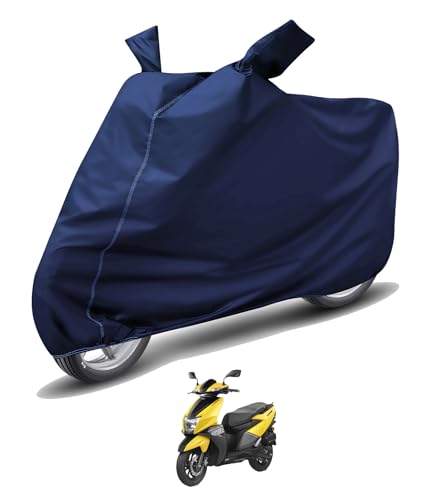 Image of Auto Hub Waterproof Scooty Cover Compatible with TVS Ntorq Dustproof, UV Protection Two Wheeler Scooty NTORQ Cover - Blue