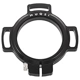 VICASKY Tretlager Kurbeldistanzstück aus Aluminium Kurbelvorspannungseinsteller Präziser Kurbeleinstellring Schwarz Witterungsbeständig für Mountainbike und Fahrradwartung