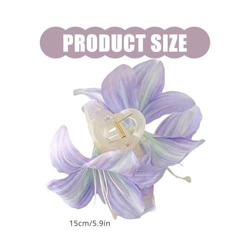 Vdaxvme Elegant Flower Claw Clip, Single (Color 3) — view 3