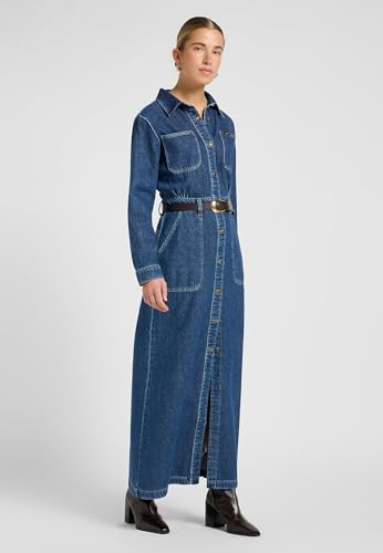 Robe denim maxi Lee d'excellente qualité pour un style chic et épuré - 2