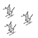 ibasenice 3pièces Figurine Métal avec Balancier Et Boule De Équilibre Décoration De Bureau Originale pour Maison Et Bureau pour Offrir Lors Occasions Spéciales