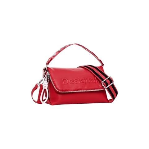 Desigual Half Logo Venecia 3 Red Cross-Body Bag Cover