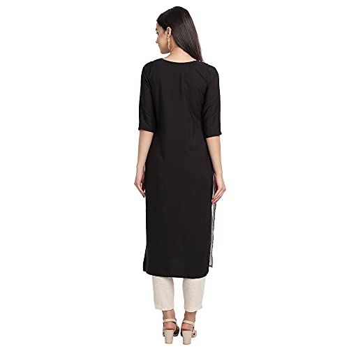 Image of Women's Crepe Straight Kurta