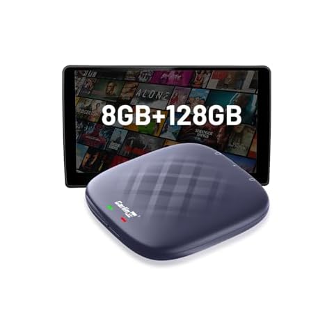 CarlinKit CarPlay Ai Box Support Android 13.0 System Wireless CarPlay Android Auto, Netflix YouTube TikTok. for iPhone & Android Phone, QCM6125 8G+128G(Contact First if You Have Any Questions) Cover