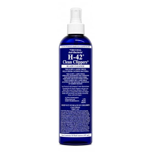 H-42 Professional Clipper Blade Cleaner - Waterless Cleans & Cools 16oz Spray Bottle
