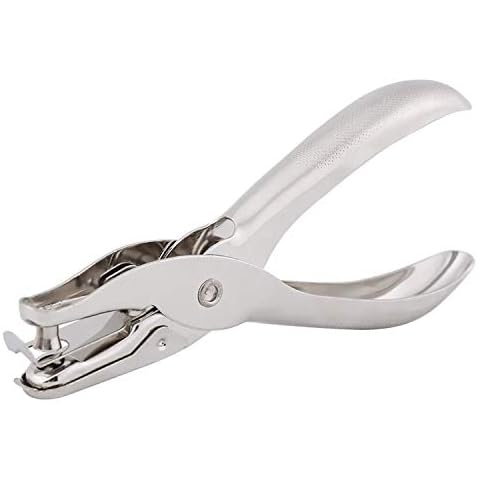 Puncher Single Hole Puncher Hand Hold Puncher A Single Time Can Be Large 8 Sheets of Copier Paper for Organizing Documents Cover