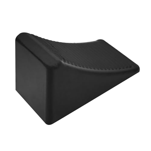 GLEAVI Respaldo de Rueda Antideslizante luz de la Rueda Pata estabilizadora para Caravana Eje Camiones portátil calzos para Autocaravana calzo para Rueda de Remolque de Motocicleta Caucho