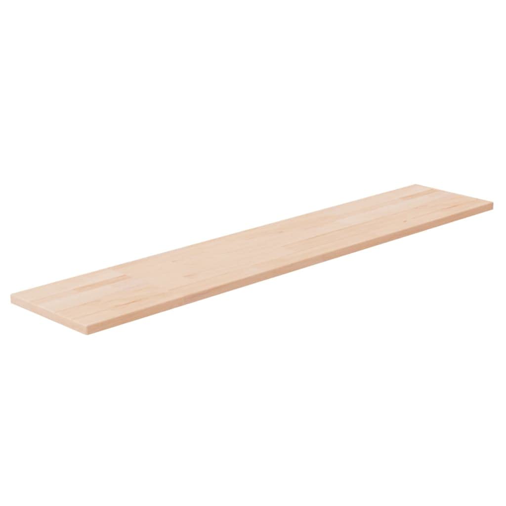 Regalboden 100x20x1,5 cm Unbehandeltes Massivholz Eiche - Wandboard aus Echtholz für Stauraum, Ersatz für alte Bretter, DIY Regalbrett für Wohnzimmer Küche
