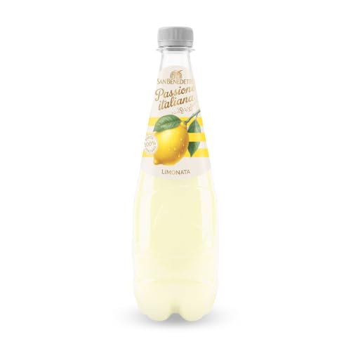 San Benedetto Passione Italiana, Limone, 750 ml, Bevanda Analcolica Gassata, Gusto Fresco e Frizzante, Perfetto per Ogni Occasione