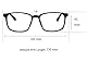 IEYELUUK Lesebrille Extra Groß Breit Leicht mit Etui für Herren Damen, Lesehilfe Sehr Breit Blaulichtfilter, Breites Gesicht Dioptrien +1.0