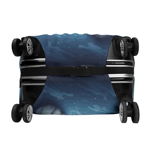 Housse de valise Little Tiger in Space en polyester blanc taille S - 6