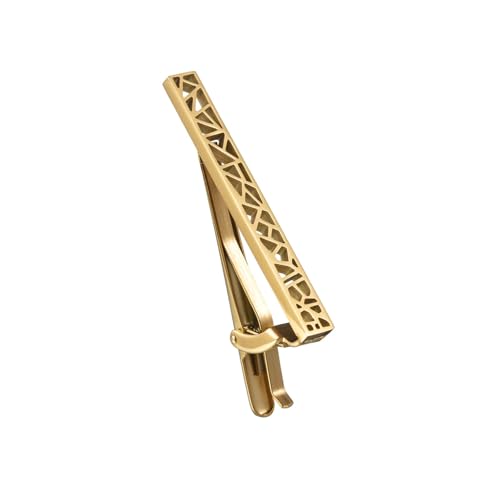 Pisacorbatas clip de corbata caballero accesorios de cobre en tonos negro y oro