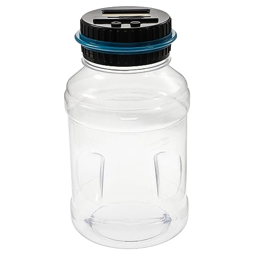 JUMPLAWN Frasco De Ahorro Digital Transparente Hucha Automática para Contar Monedas Ahorra De Forma Divertida Sin Batería para Adultos Color Aleatorio