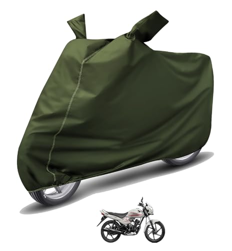 Image of Auto Hub Waterproof Bike Cover Compatible with Dream Neo Dustproof, UV Protection Two Wheeler Bike Dream Neo Cover - Green