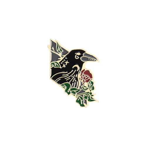Image of Game LAD Sylus Crow Cosplay Badge Necklace Alloy Red Gem Brooch Lapel Pins Jewelry Bag Costume Accessories Prop Gifts