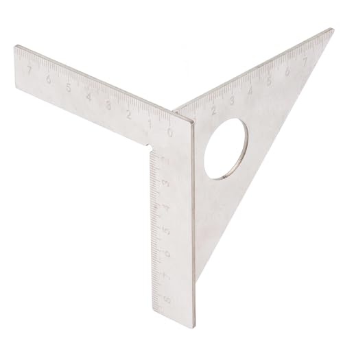 ANKROYU Carpenter Angle Ruler, Stainless steel Carpentry Corner Angle Ruler, 45 90 Degree Right Angle Mensurement Tool, Right Angle Ruler Woodworking