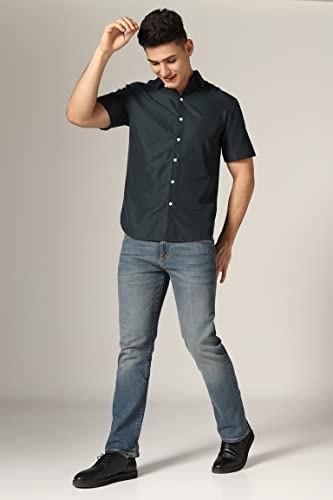Image of Leriya Fashion Men's Rayon Shirt - Summer Button Down Shirts | Half Sleeve Printed |Formal |Casual Stylish (Available in Plus Size)