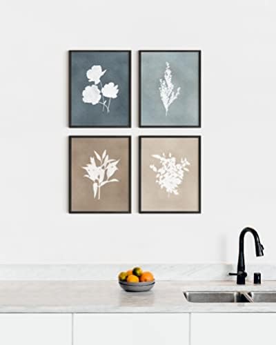 HAUS AND HUES Floral Wall Art - Set of 4 Plant Posters for Wall Vintage, Botanical Prints, Flower Pictures for Room Aesthetic, Vintage Art Prints, Flower Wall Art (Unframed, 8x10) — view 4